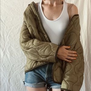 Vintage liner bomber jacket